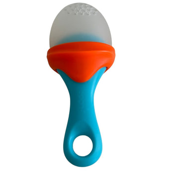 Boon Pulp Silicone Feeder - Orange/Blue