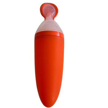 Boon Squirt Silicone Baby Food Dispensing Spoon - Orange