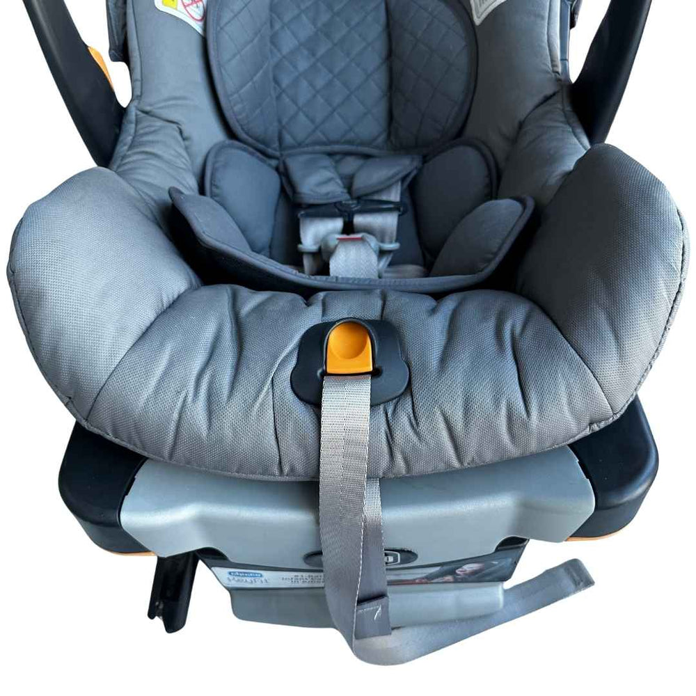 Secondful Chicco KeyFit 30 ClearTex Infant Car Seat with Base Grey Shop used Strollers in UAE Secondful