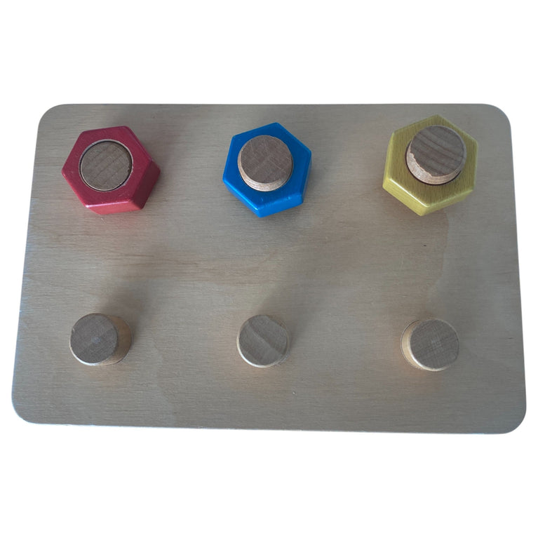 Jumbo Wooden Nuts and Bolts Board