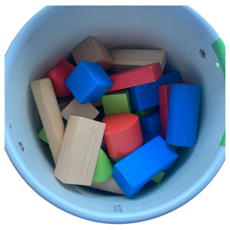 TookyToy Wooden Blocks Puzzle-50 Pcs