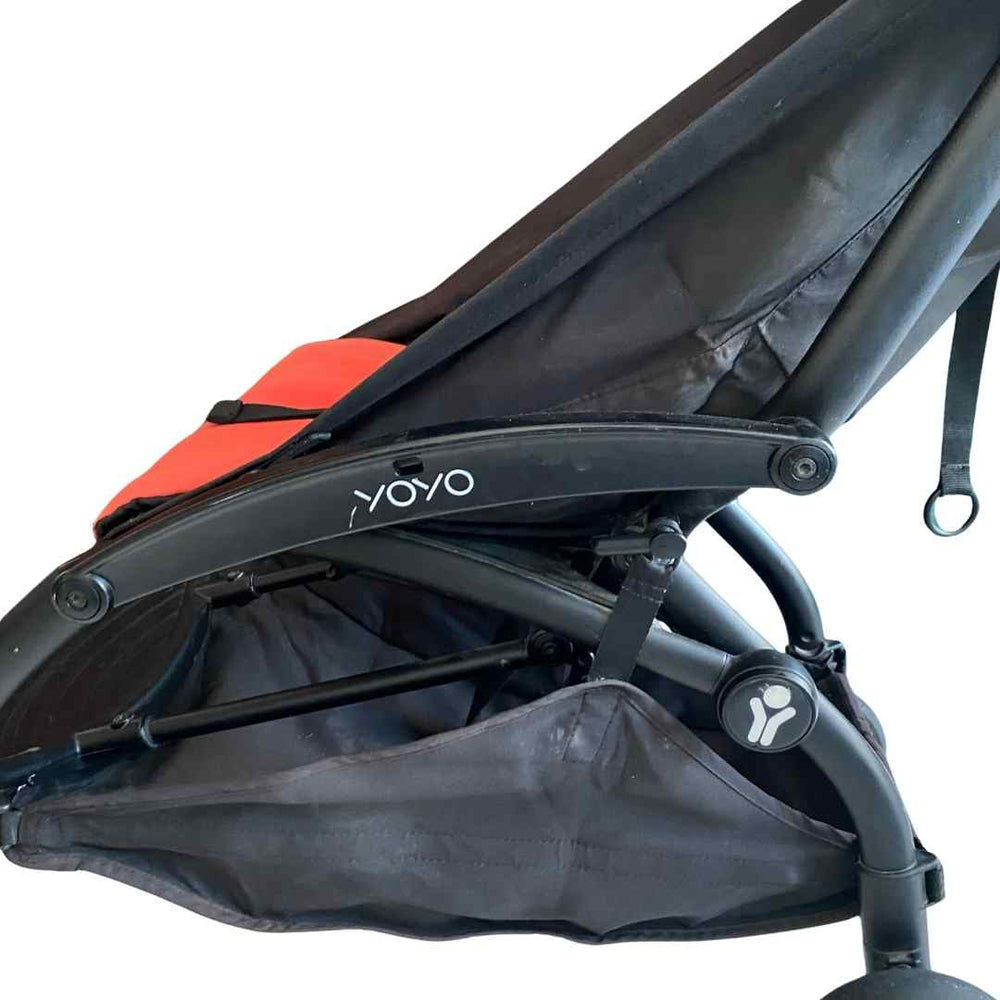 Babyzen YOYO Complete Stroller Set With Black Frame 6m Red Color Pack Shop used Strollers in UAE Secondful
