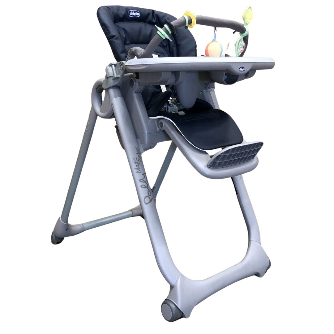 Chicco Polly Magic Relax High Chair with Insert & Toy Bar - Grey | Shop ...