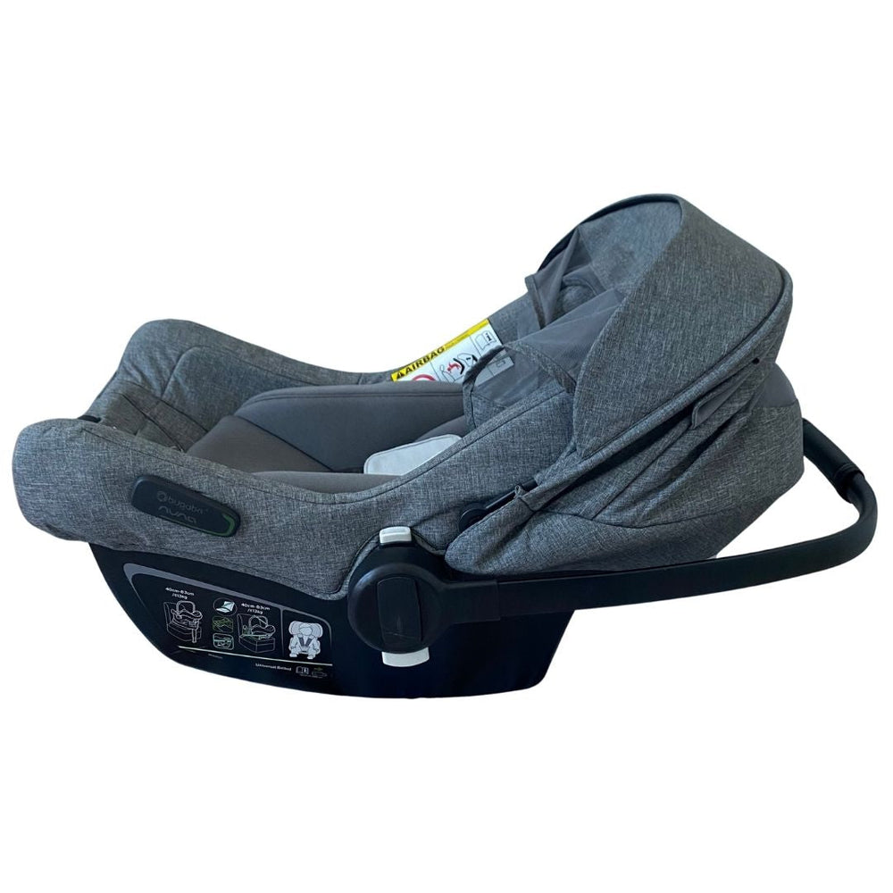 bugaboo turtle air by nuna car seat Bugaboo - Turtle Air By Nuna Car Seat - Group 0+ - Grey + Car Seat Adapter | Shop used Car Seats & Accessories in UAE