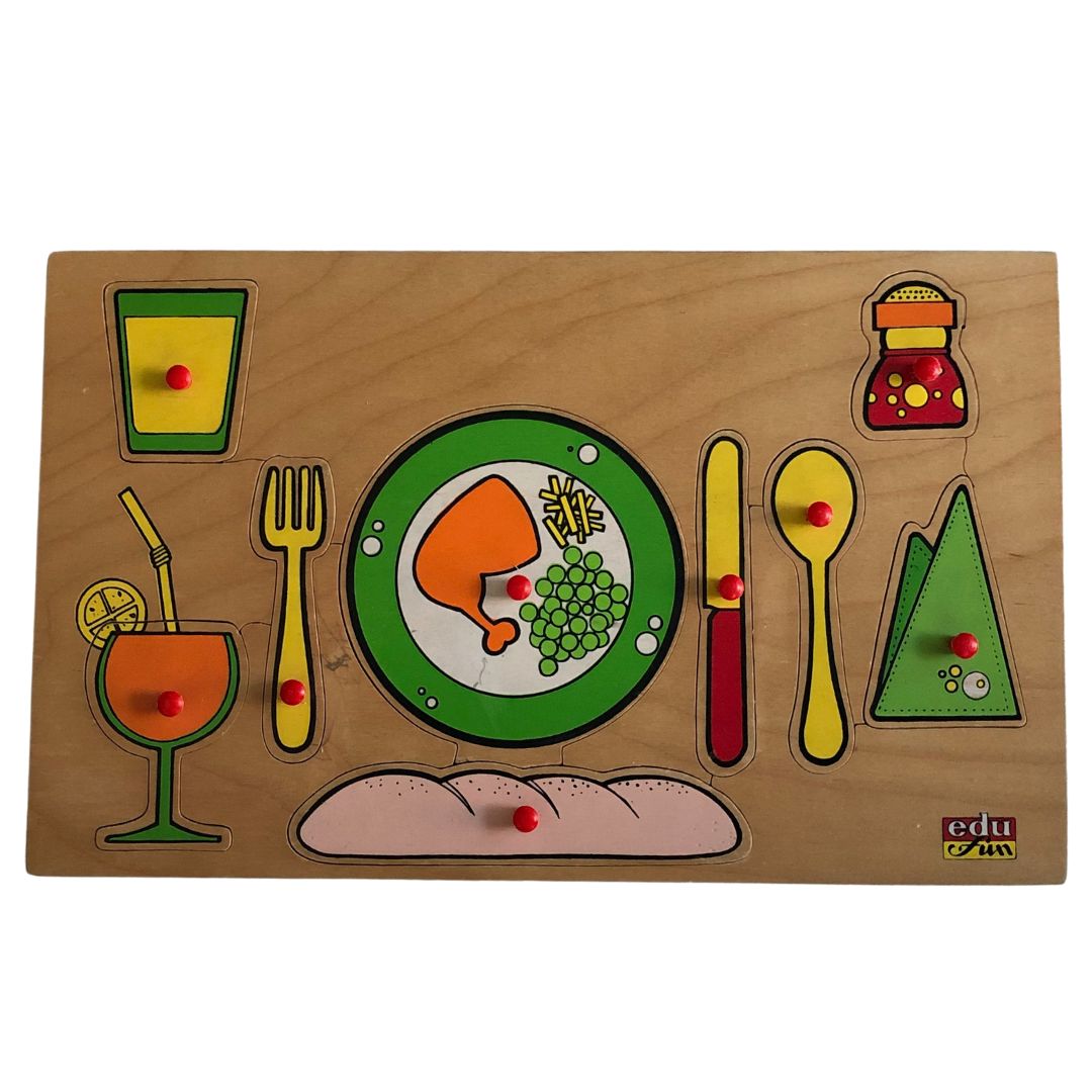 Secondful | Edu Fun Mealtime Puzzle - Inset Board | Shop used Puzzles ...