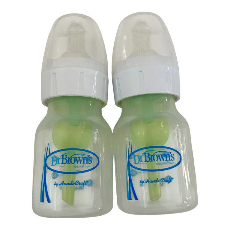 Dr. Brown's Feeding Bottle for Newborn - Transparent (Pack of 2) - 60 ml