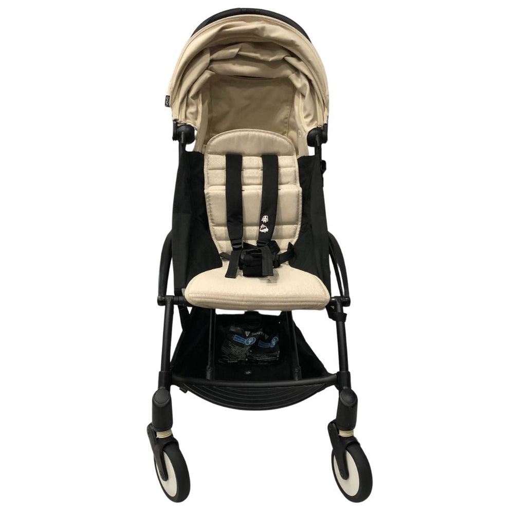 Secondful Stokke YOYO3 Stroller with 6 Colour Pack Bonpoint Beige Shop used Strollers in UAE Secondful