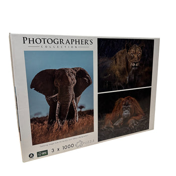 Photographers Collection Puzzle Games Tri - Pack 3 x 1000 Pcs