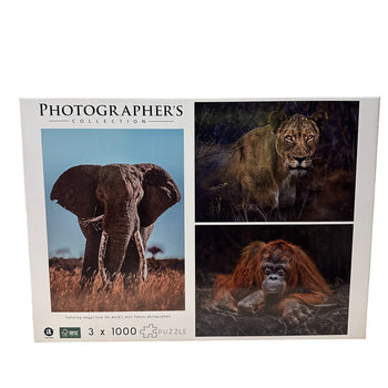 Photographers Collection Puzzle Games Tri - Pack 3 x 1000 Pcs