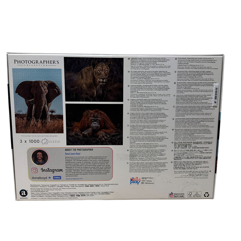 Photographers Collection Puzzle Games Tri - Pack 3 x 1000 Pcs