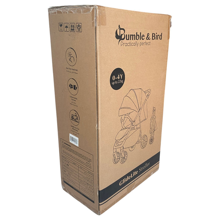 Bumble-&-Bird-GlideLite-Stroller-Black-1-1