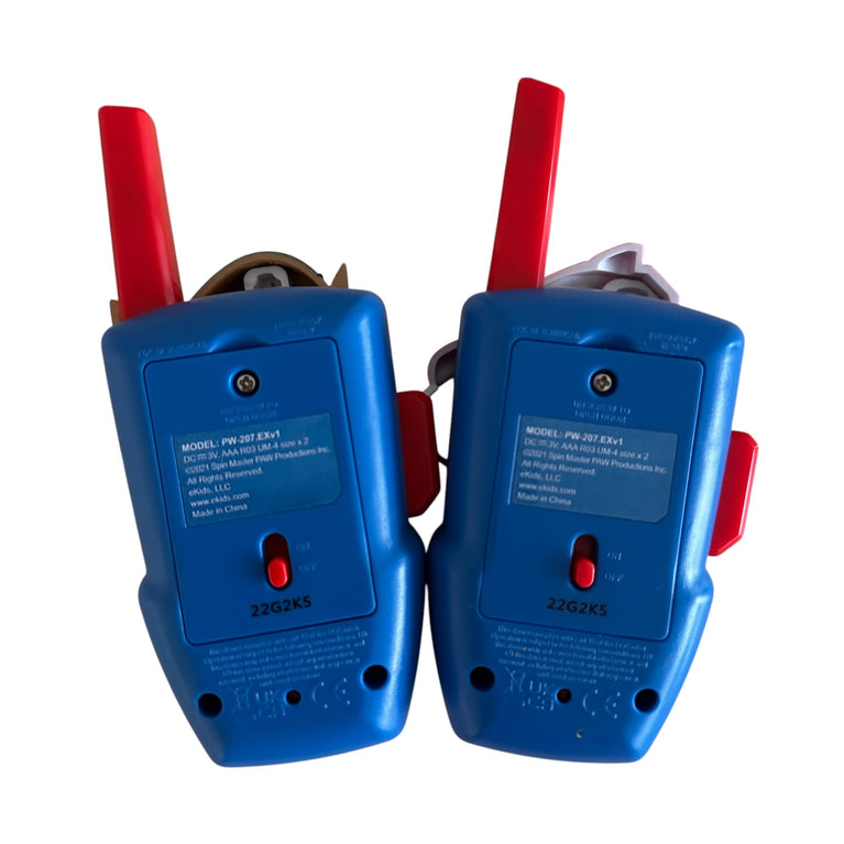 Paw Patrol Walkie Talkies Chase and Marshall