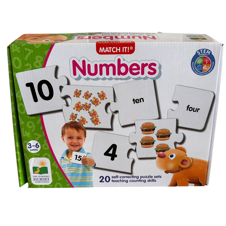 The Learning Journey Match It Numbers