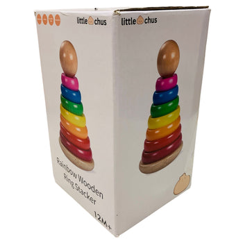 Little Chus Rainbow Wooden Ring Stacker
