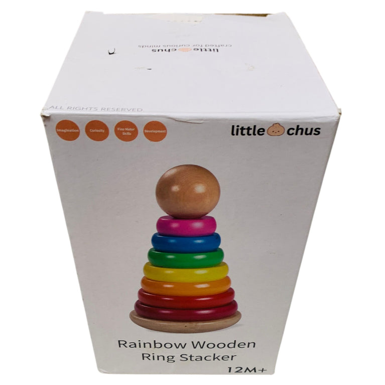Little Chus Rainbow Wooden Ring Stacker