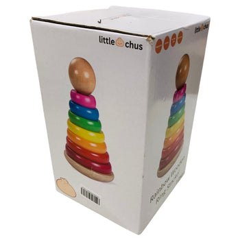 Little Chus Rainbow Wooden Ring Stacker