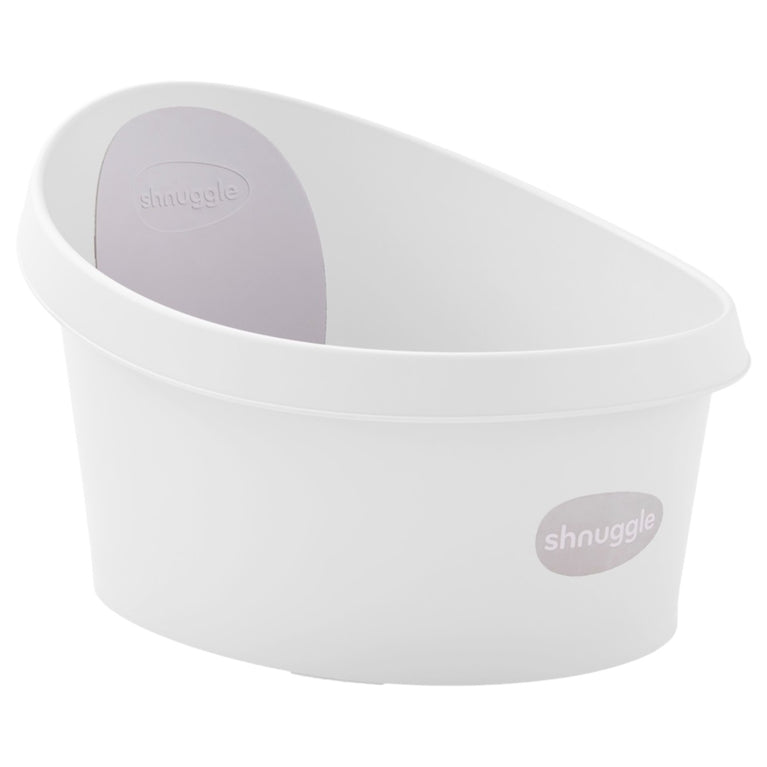 Shnuggle-Toddler-Bath-Tub-White/Grey-0-1