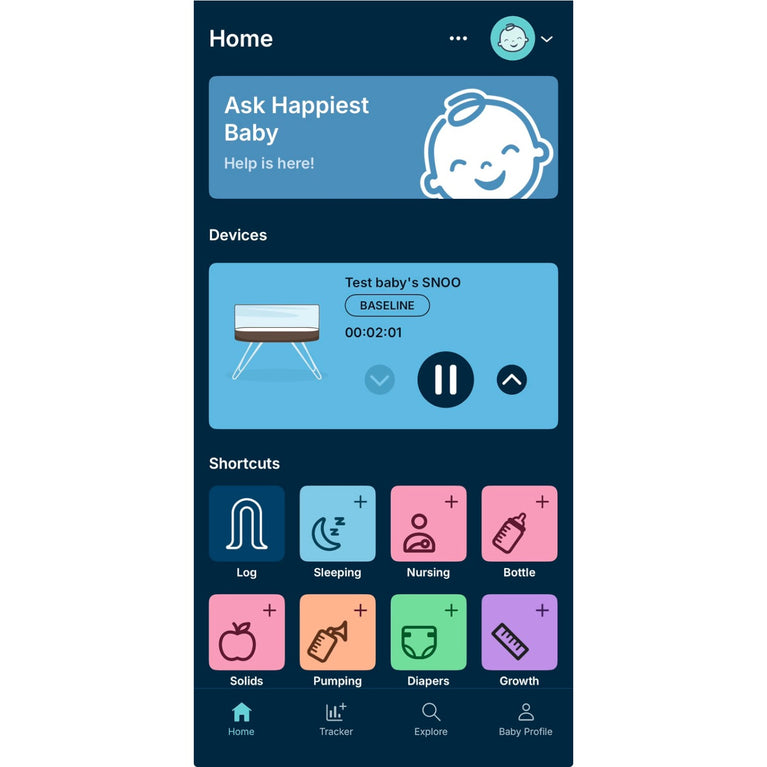 Happiest Baby SNOO Smart Sleeper Baby Cot Bassinet Bundle