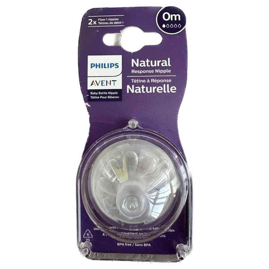 Philips Avent Natural Response Baby Bottle Nipple 0m (Flow