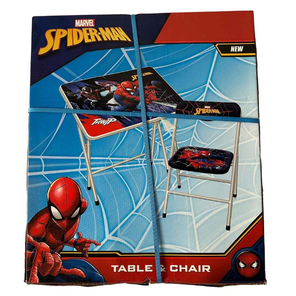 Spoder Man Learning Table Secondful | Marvel Spiderman Kids Study Table and Chair | Shop used ...