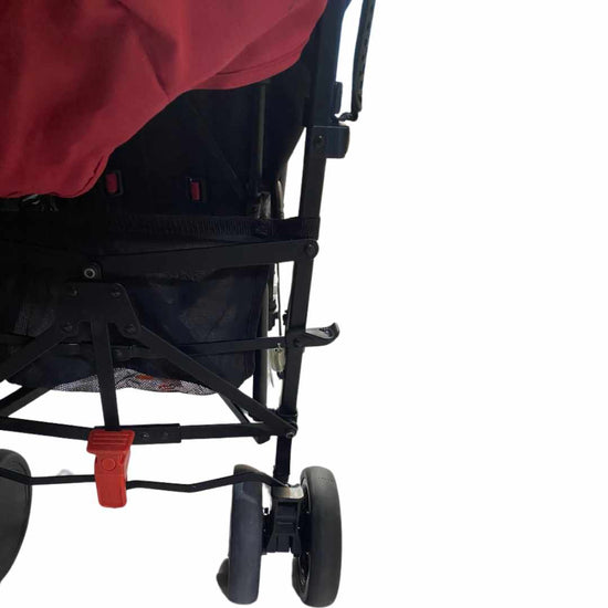 Maclaren-T-01-Twin-Stroller-Black-Redstone-10