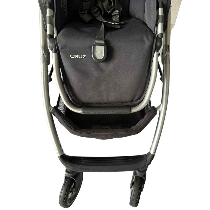 UPPAbaby-Cruz-V2-Stroller-Declan-Oat-MÃ©lange-|-Silver-Frame-|-Black-Handle-5