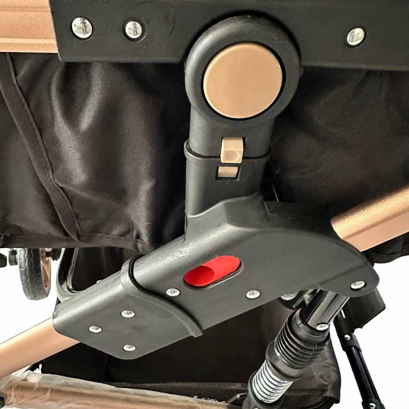 Teknum-3-in-1-Pram-Stroller-+-Bassinet-+-Infant-Car-Seat-Black-16