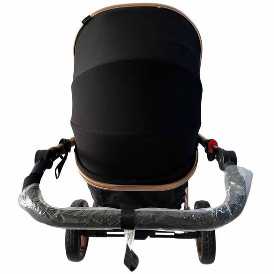 Teknum-3-in-1-Pram-Stroller-+-Bassinet-+-Infant-Car-Seat-Black-18