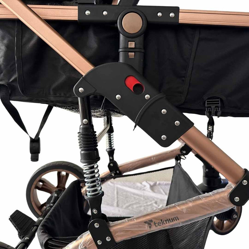Teknum-3-in-1-Pram-Stroller-+-Bassinet-+-Infant-Car-Seat-Black-26