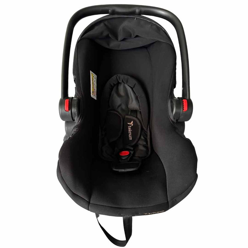 Teknum-3-in-1-Pram-Stroller-+-Bassinet-+-Infant-Car-Seat-Black-28