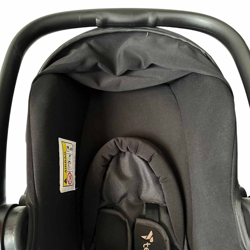 Teknum-3-in-1-Pram-Stroller-+-Bassinet-+-Infant-Car-Seat-Black-29