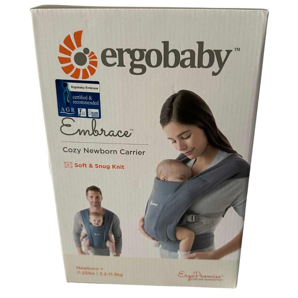 ergobaby embrace cozy newborn carrier Ergobaby Embrace Cozy Soft Newborn Baby Carrier - Oxford Blue | Shop used Baby Carriers & Wraps in UAE
