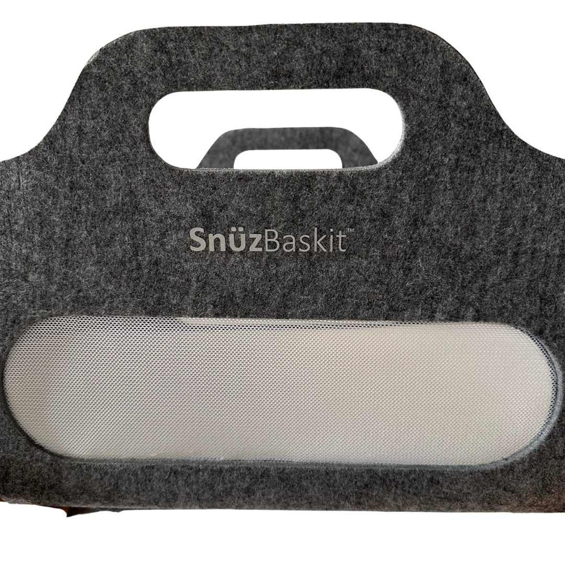 Snuz-Baskit-Moses-Basket-with-Mattress-&-Stand-Set-Dark-Grey-+-4-Fitted-Sheets-+-2-Mattress-Protectors-5