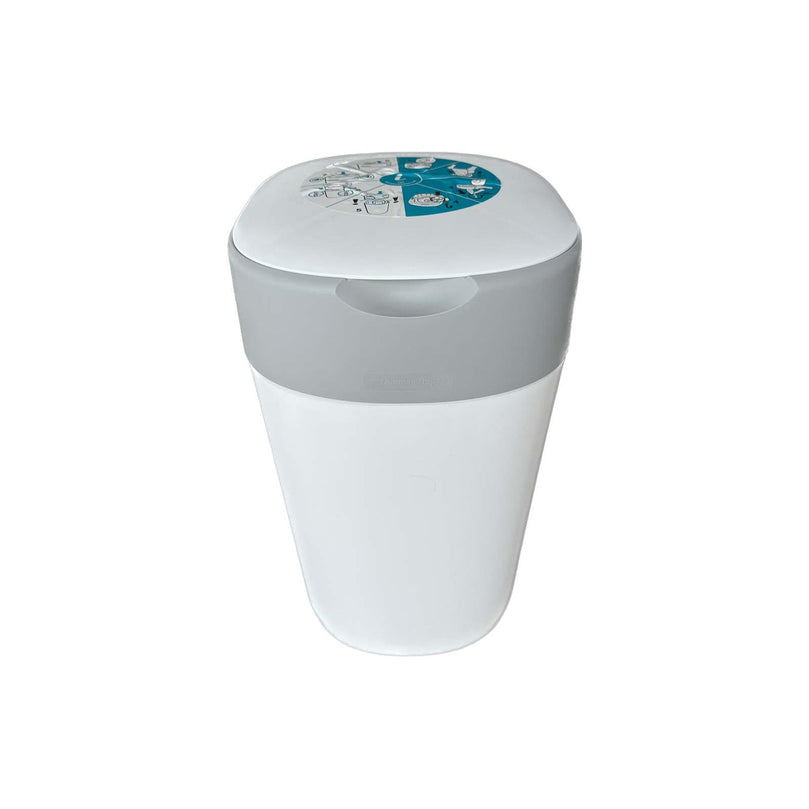 Tommee-Tippee-Twist-Click-Advance-Nappy-Disposal-Sangenic-Tec-Bin-White-Grey-Image 2