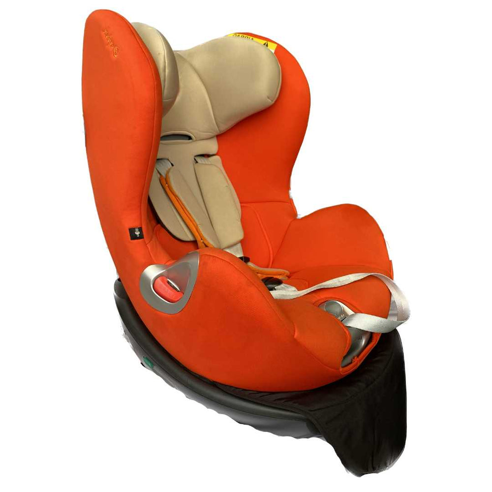 Secondful Cybex Sirona Car Seat ISOFIX base Autumn Gold Burnt Red Shop used Car Seats in UAE Secondful