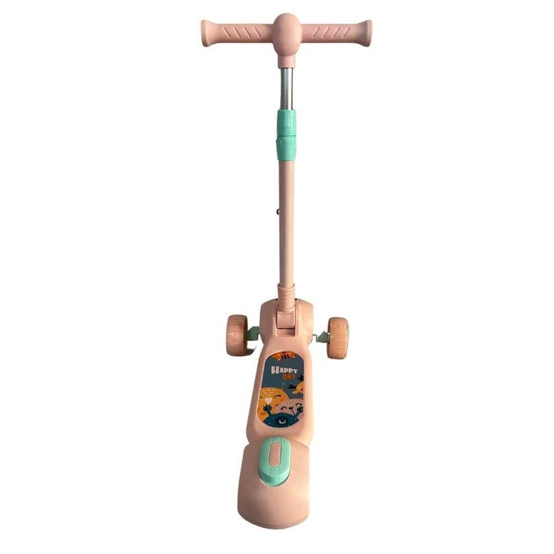 Deluxe-Kids-Foldable-Scooter-with-Adjustable-Height-Pink-6