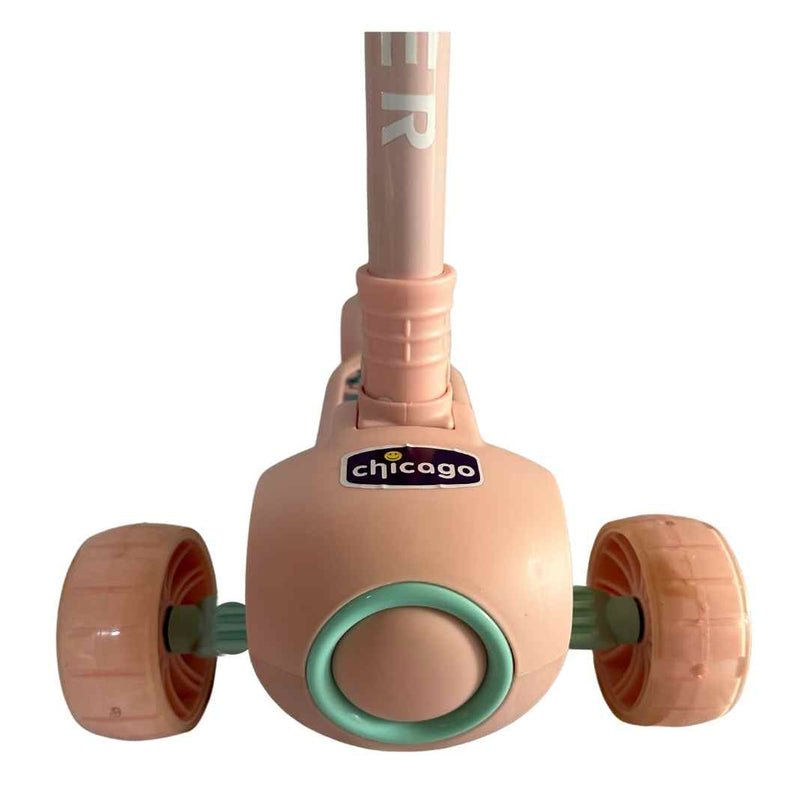 Deluxe-Kids-Foldable-Scooter-with-Adjustable-Height-Pink-7