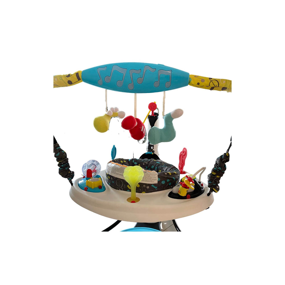 used evenflo exersaucer evenflo - ExerSaucer Jam Session Jumping Activity Center - White & Blue | Shop used Active Play in UAE