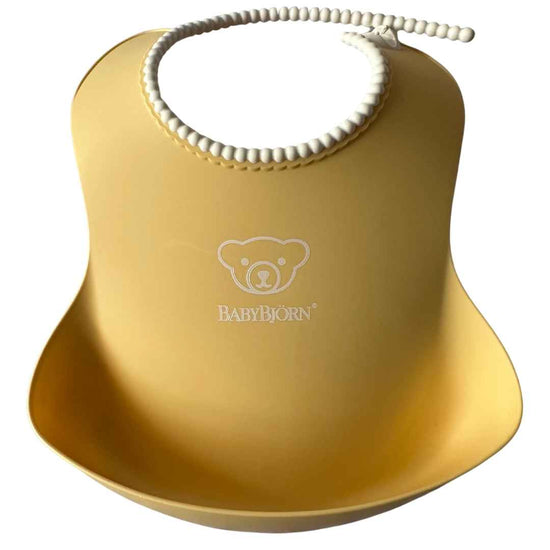 Babybjorn-2-Piece-Baby-Bibs,-Powder-Yellow-/-Blue-6